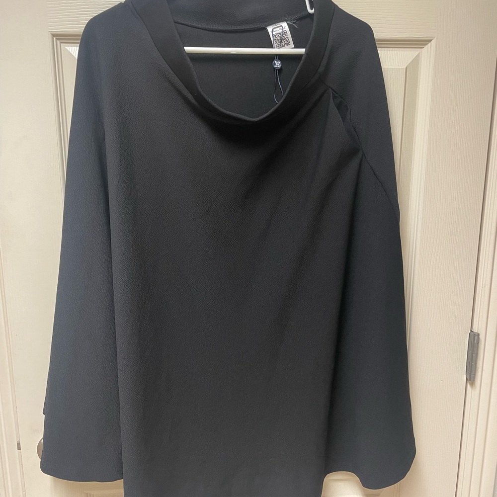 White Mark Charcoal Knit Black Skirt
